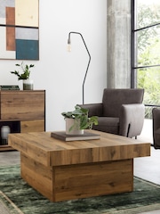 Dark Bronx Storage Coffee Table - Image 1 of 11