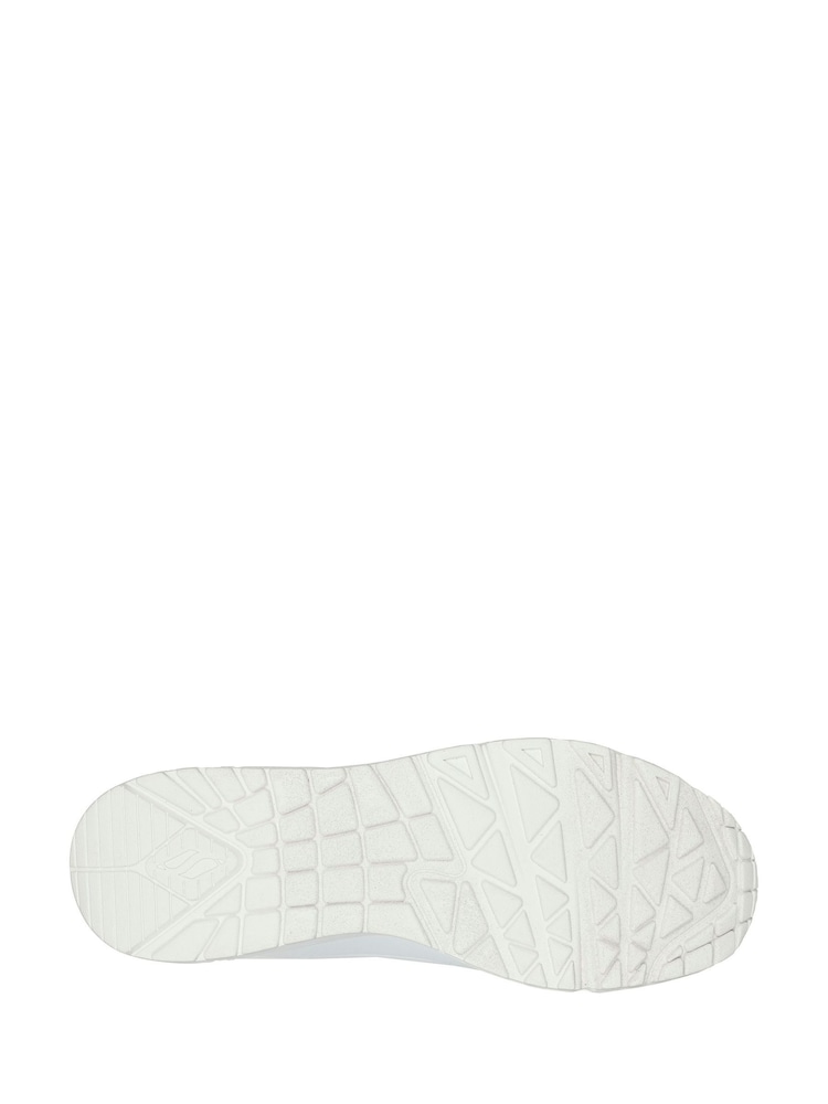 Weiß - Standard-Fit - Skechers Uno Stand On Air Sport-Turnschuhe zum Schnüren für Herren - Bild 5 von 5 Weiß - Standard-Fit - Skechers Uno Stand On Air Sport-Turnschuhe zum Schnüren für Herren - Bild 5 von 5