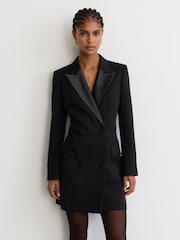 Reiss Annika Double-Breasted Tuxedo Mini Dress - 6의 이미지 1