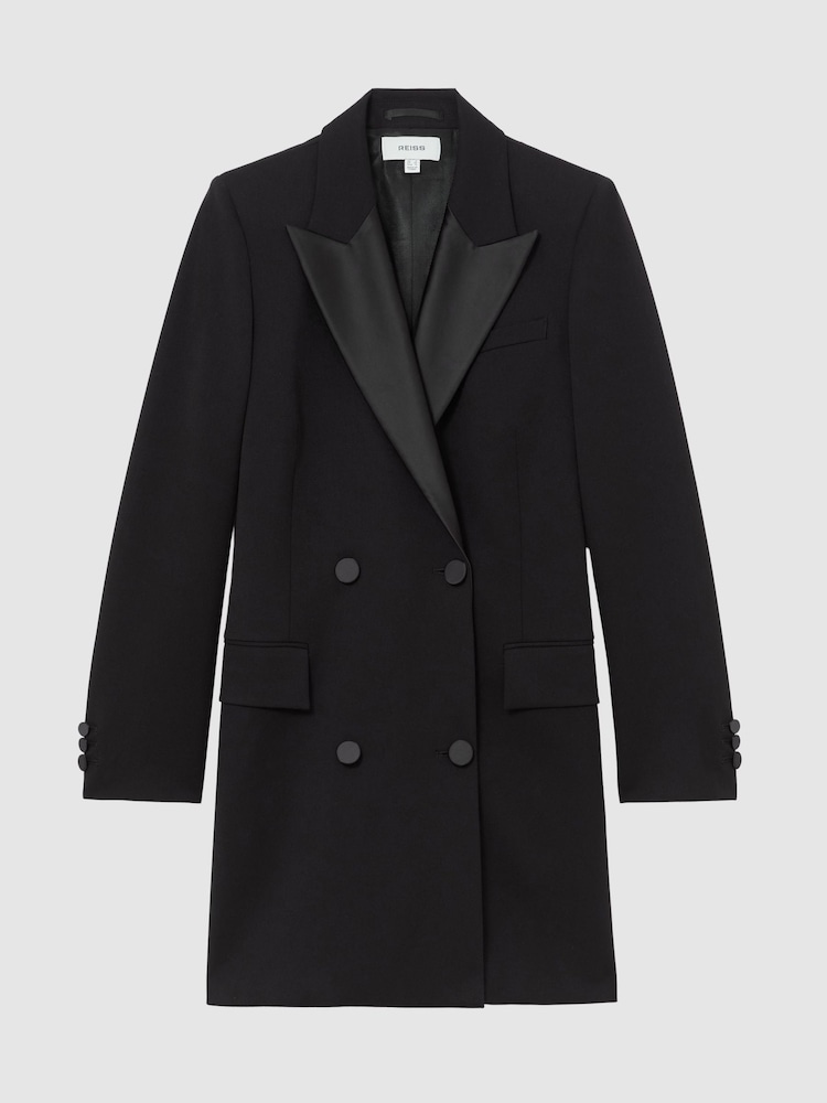 Reiss Annika Double-Breasted Tuxedo Mini Dress - 6의 이미지 2