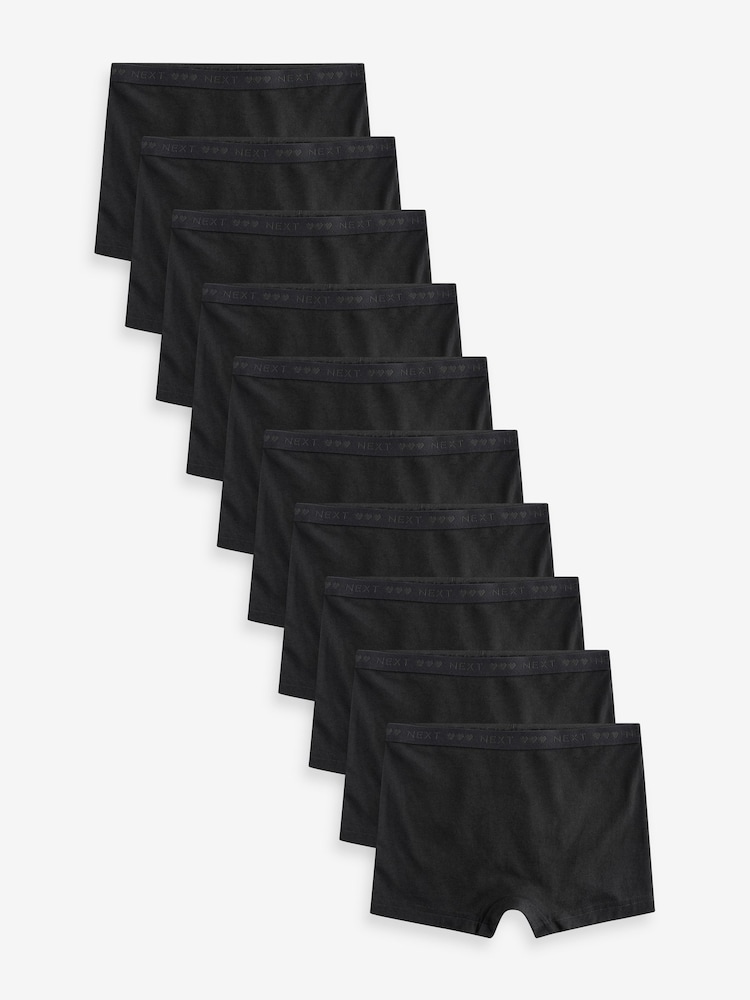 Black Short Briefs 10 Pack (2-16yrs) - Image 1 of 4