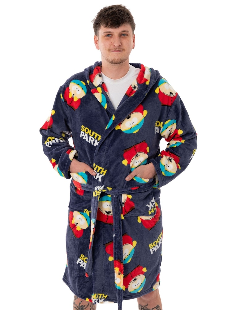 Vanilla Underground Blue South Park Adult Dressing Gown - Image 1 of 6