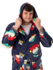 Vanilla Underground Blue South Park Adult Dressing Gown - Image 3 of 6