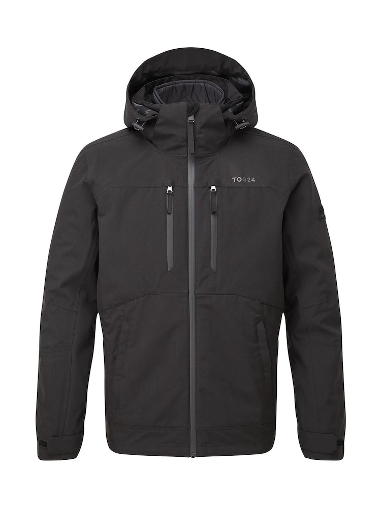 Tog 24 Black Denton Waterproof 3 in 1 Hooded Jacket - Image 7 of 7 Tog 24 Black Denton Waterproof 3 in 1 Hooded Jacket - Image 7 of 7
