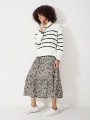Crew Clothing Wide Sleeve Roll Neck Centre Seam Jumper - Image 1 of 6