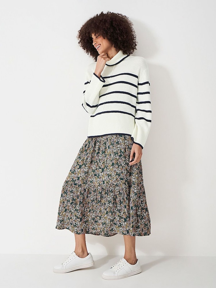 Crew Clothing Wide Sleeve Roll Neck Centre Seam Jumper - Image 1 of 6
