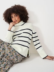 Crew Clothing Wide Sleeve Roll Neck Centre Seam Jumper - Image 3 of 6