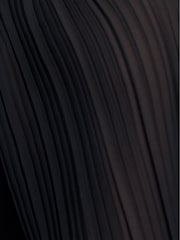 French Connection Black Krista Mix Pleated Sleeve Blouse - Image 6 of 6