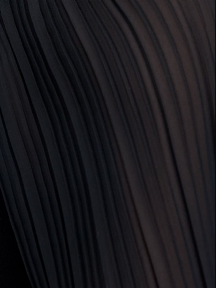 French Connection Black Krista Mix Pleated Sleeve Blouse - Image 6 of 6 French Connection Black Krista Mix Pleated Sleeve Blouse - Image 6 of 6