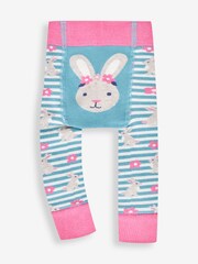 JoJo Maman Bébé Duck Egg Knitted Leggings - Image 1 of 2
