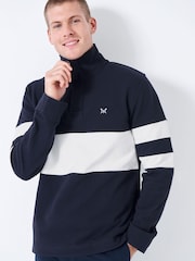 Crew Clothing Padstow Pique Sweatshirt - Image 1 of 5
