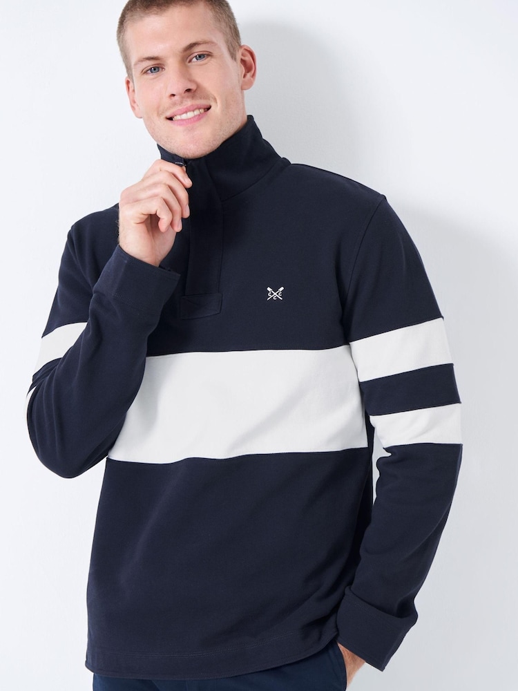 Crew Clothing Padstow Pique Sweatshirt - Image 1 of 5
