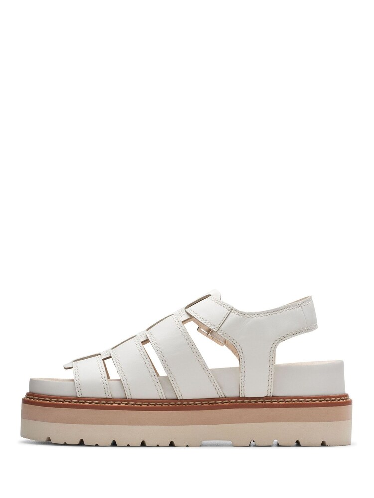 Blanco - Sandalias de piel con tiras cruzadas Orianna de Clarks - Imagen 2 de 6 Blanco - Sandalias de piel con tiras cruzadas Orianna de Clarks - Imagen 2 de 6
