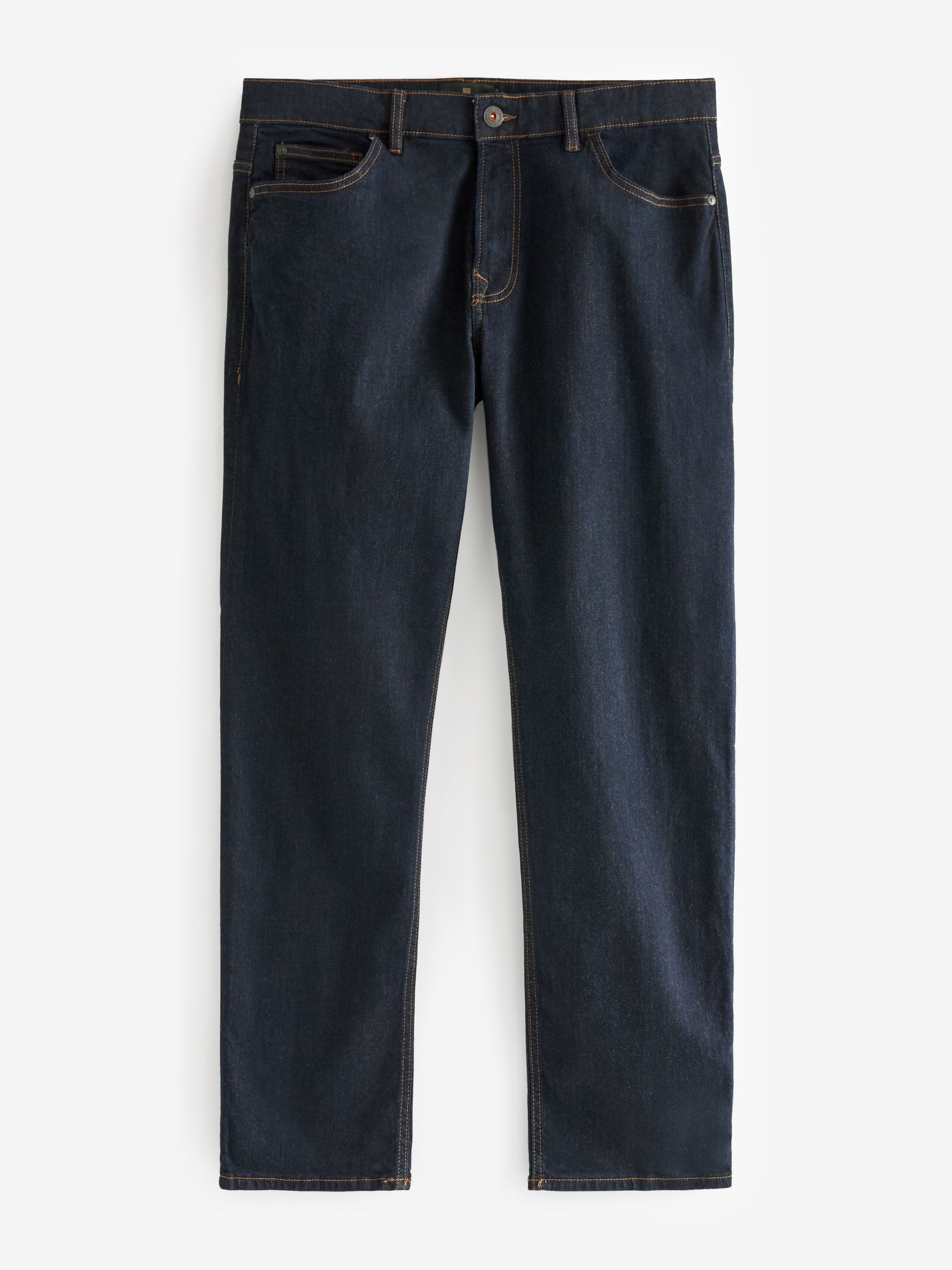 値引 Buy Blue Indigo Rinse Single Straight Fit Classic Stretch パンツ