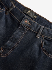Indigo modra sprana - Enotni - Klasične elastične kavbojke Straight Fit - Slika 7 iz 10