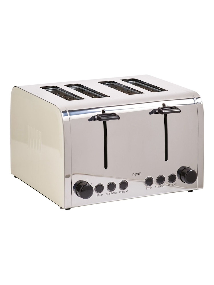 Cream 4 Slice Toaster - Image 1 of 6