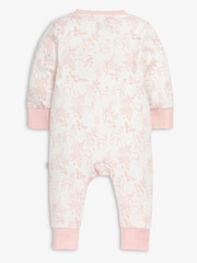 Pink - The Little Tailor 2-teiliges Hasen-Geschenkset für Babys mit Schlafanzug und Spielzeug aus 100 % Baumwolle - Bild 1 von 7