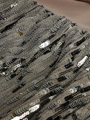 Gold Long Sleeve Sequin Sparkle Top - Image 6 of 6