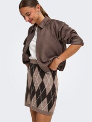 JDY Argyle Knit Mini Skirt - Bilde 4 av 6