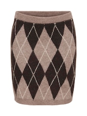 JDY Argyle Knit Mini Skirt - Bilde 5 av 6