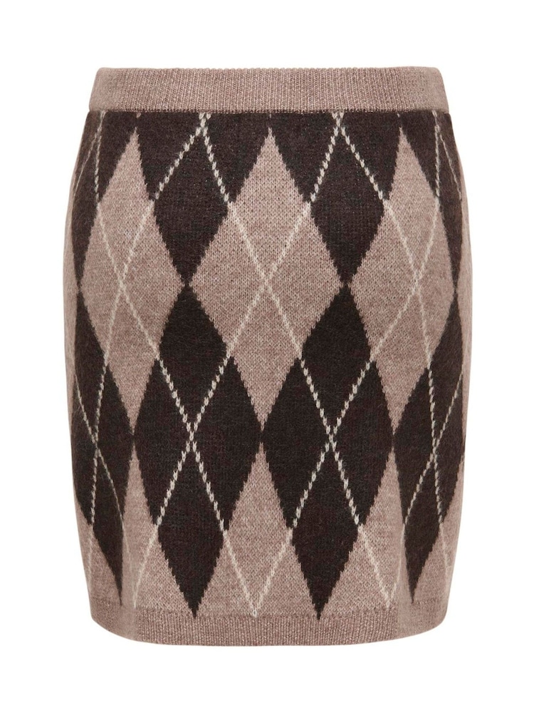 JDY Argyle Knit Mini Skirt - Bilde 6 av 6