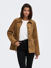 JDY Suede-Look Collared Jacket - Obrázek 3 z 6