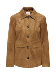 JDY Suede-Look Collared Jacket - Obrázek 5 z 6