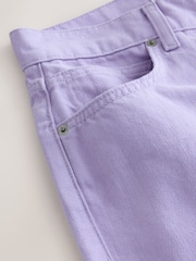 Lilac Purple Wide Leg Denim Jeans - Image 2 of 3