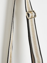 Oliver Bonas Black Crossbody Brooke Belt Bag - Image 4 of 7