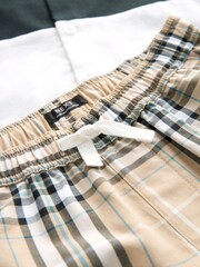 ألوان متعارضة أسمر/بيج فاتح - حزمة من شورت وتيشرت بكُم قصير وألوان متعارضة (3 شهور-12 سنوات) - صورة 6 من 6