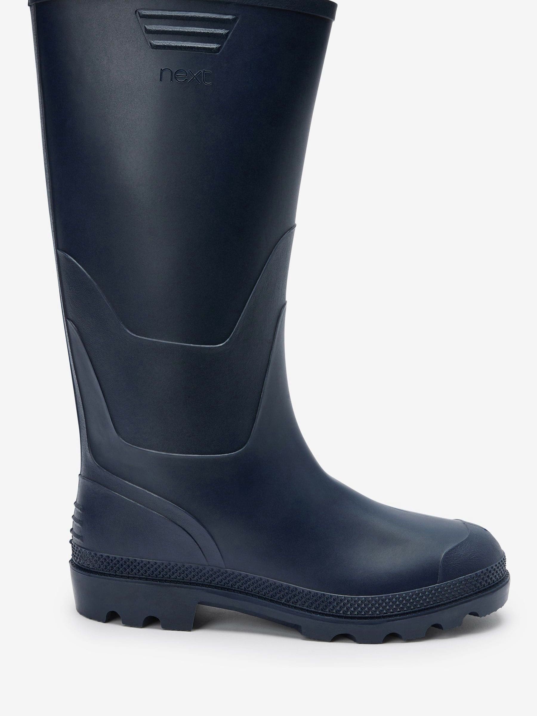 Navy blue wellies womens best sale