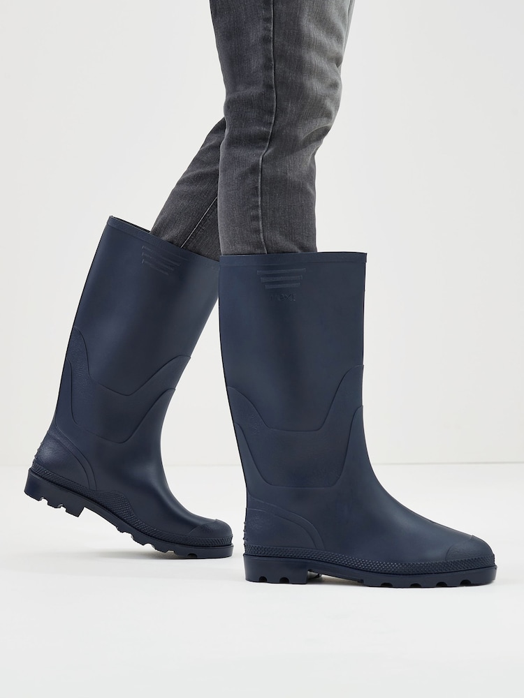 Navy Blue Wellington Boots - Image 3 of 7
