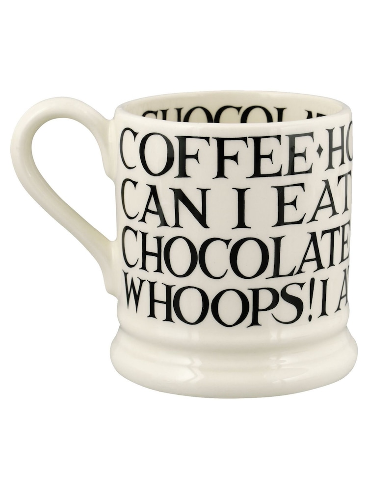 Emma Bridgewater Cream Black Toast Half Pint Mug - Image 2 of 4