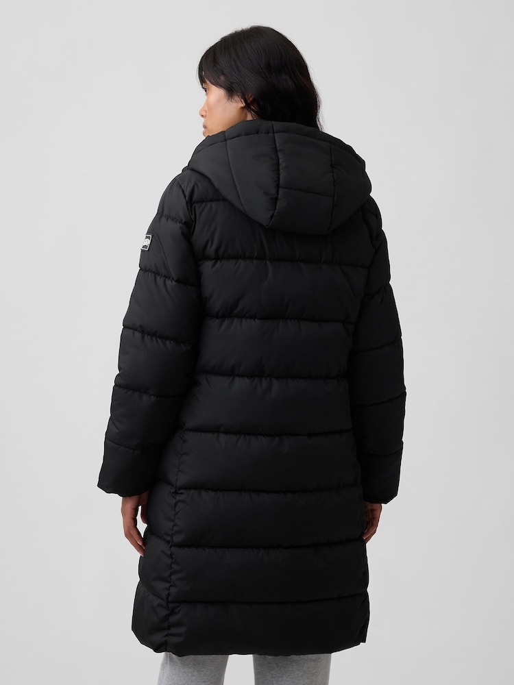 Schwarz - Gap Relaxed Midi Puffer Coat - Bild 2 von 4