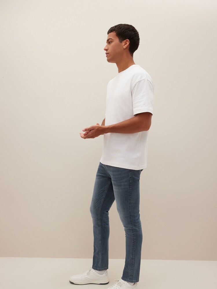 Navy Smoky Skinny Fit Classic Stretch Jeans - Image 2 of 10