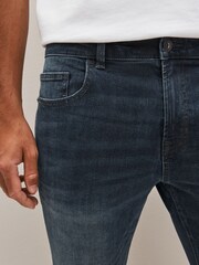 Navy Smoky Skinny Fit Classic Stretch Jeans - Image 5 of 10