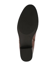 Pavers Brown Wide Fit Smart Zip Up Ankle Boots - Image 5 of 5