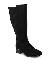 Pavers Black Wide Fit Smart Long Boots - Image 1 of 5