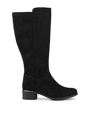 Pavers Black Wide Fit Smart Long Boots - Image 3 of 5