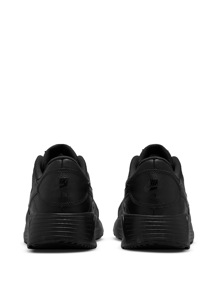 Nike Black Air Max SC Leather Trainers - Image 6 of 11