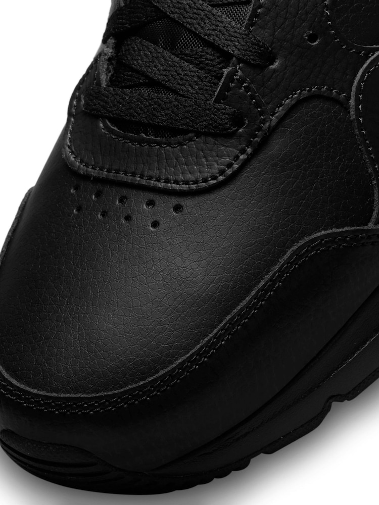 Nike Black Air Max SC Leather Trainers - Image 9 of 11