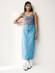 Grey Thick Strap Vest - Image 2 of 7