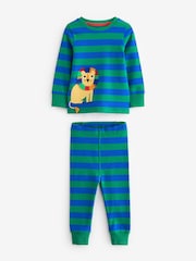 Pisane večbarvne Animal - 3 Pack mehek in prijeten na dotik Pižame (9mths-8yrs) - Slika 10 iz 12