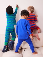 Pisane večbarvne Animal - 3 Pack mehek in prijeten na dotik Pižame (9mths-8yrs) - Slika 3 iz 12