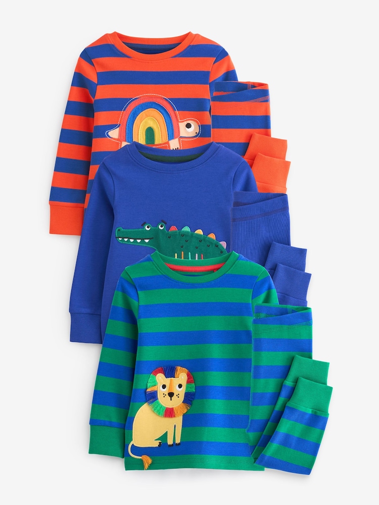 Animal multicolores brillants - Pyjama Snuggle en paquet de 3 (9mois-8ans) - Image 7 of 12