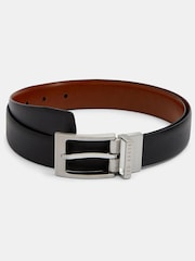 Ted Baker Black Karmer Reversible Leather Belt - Image 1 of 3