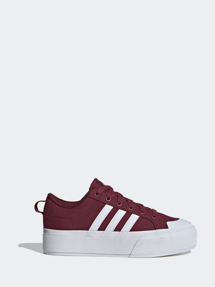 adidas Red Bravada 2.0 Platform Trainers - Image 1 of 8