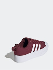 adidas Red Bravada 2.0 Platform Trainers - Image 4 of 8