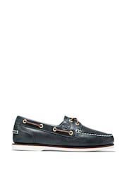 Timberland Blue Classic 2 Eye Boat Shoes - Image 1 of 10