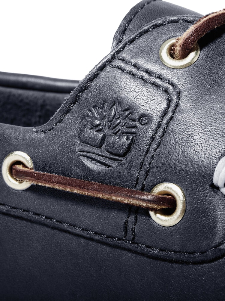 Timberland Blue Classic 2 Eye Boat Shoes - Image 9 of 10
